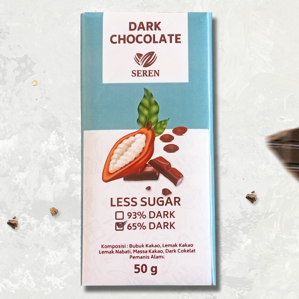 

Dapur Joglo Coklat Bar Dark 65% Plus Stevia