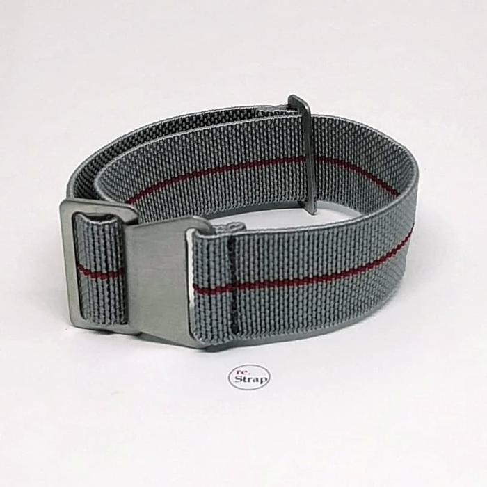 Populer Tali Jam Mn Strap Nato - Grey Red Centerline Mn17