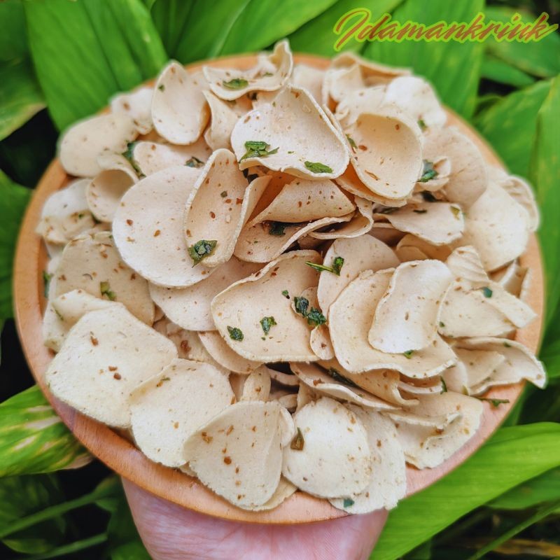 

Dapur Joglo Basreng Daging Sapi Kriuk Original Daun Jeruk 250G/Basreng/Kriuk/