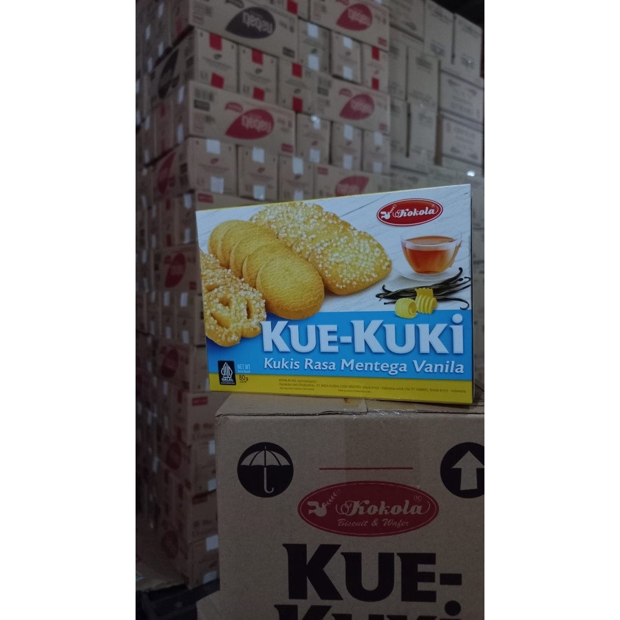 

Dapur Joglo Biskuit Kue Kuki Kokola 80 Gram 1 Dus Isi 24 Pcs