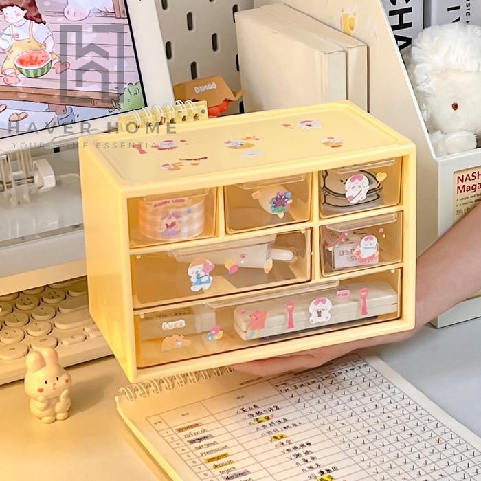 

Abby - Kotak Organizer Laci Mini Perhiasan Alat Tulis Serbaguna