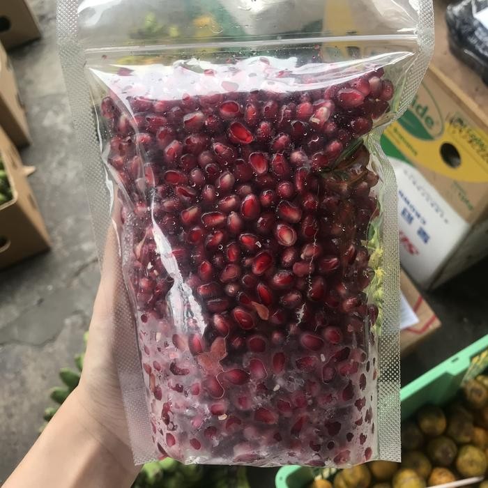 

EatFr3sh- Biji Buah Delima Merah 500 gr Beku Frozen Jus diet Pomegranate