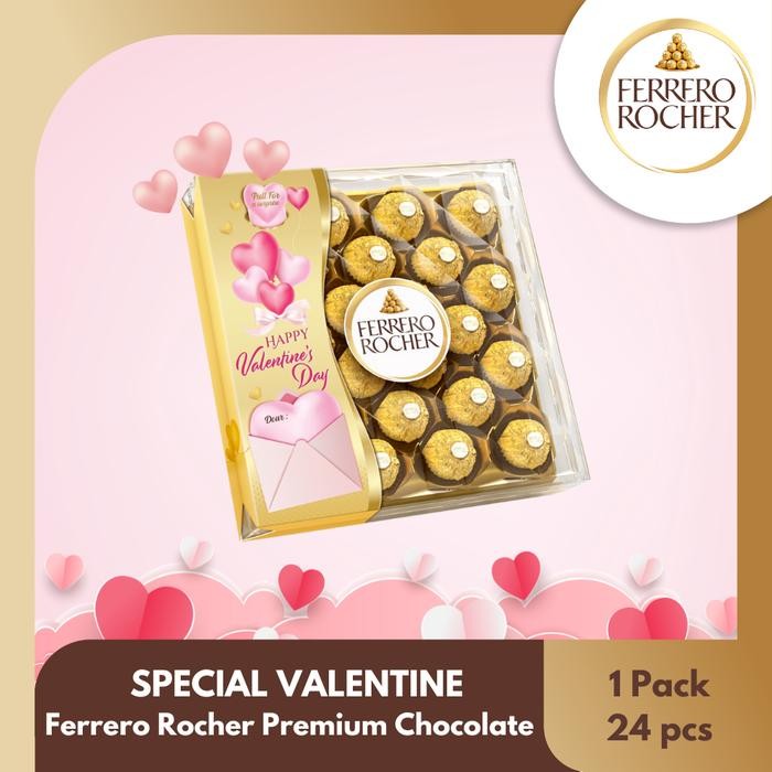 

EatFr3sh- Ferrero Rocher Premium Chocolate Isi 24pcs - Valentine Pack
