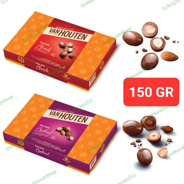 

EatFr3sh- Coklat Van Houten Almond Assortment Vanhouten Dark Milk Chocolate Box