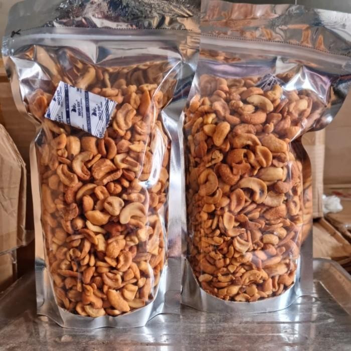 

EatFr3sh- Kacang Mede Pecahan Goreng Berat 1/2 kg ( Rasa Asin, Rasa Thailand dan Rasa Bawang Putih )