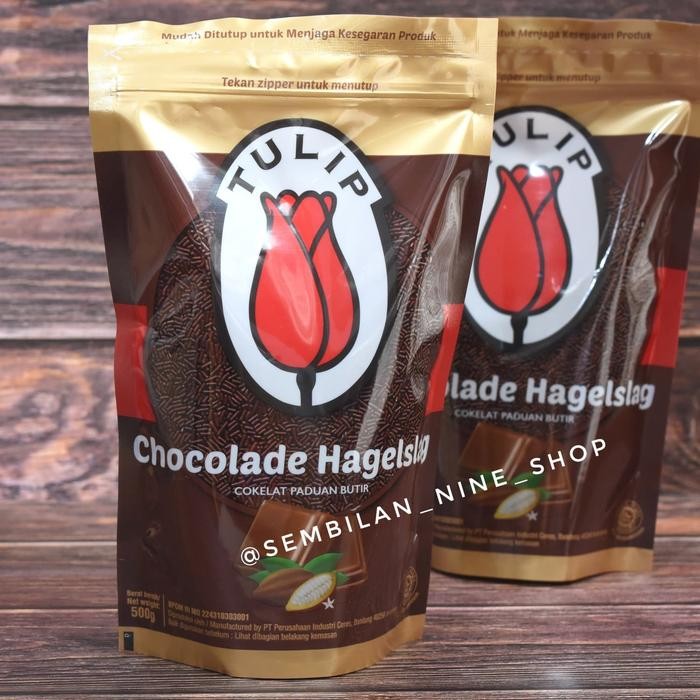 

EatFr3sh- TULIP Chocolade HAGELSLAG 500 Gram Ziplock Meises Meses ChocoRICE DARK