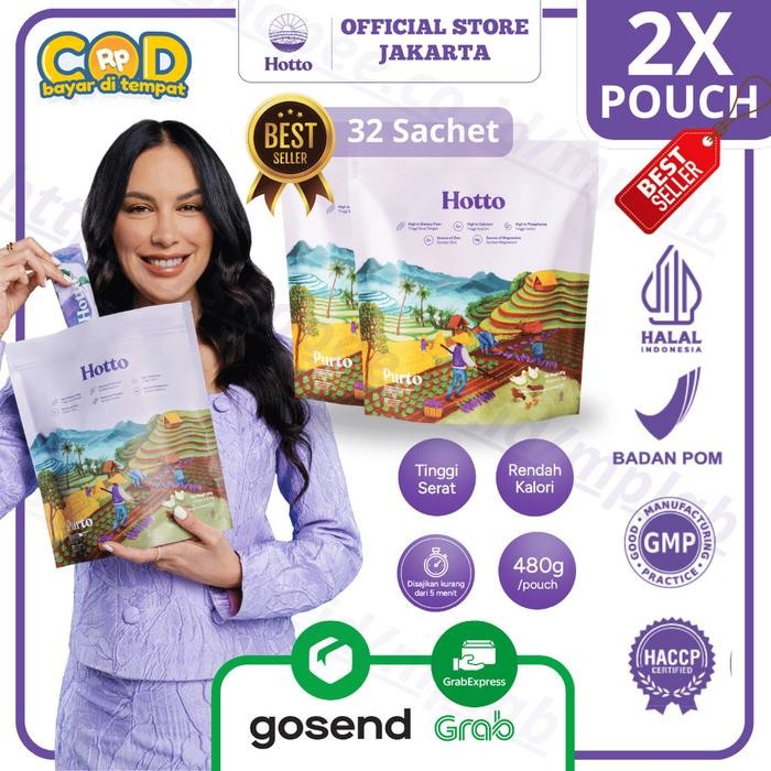 

EatFr3sh- [Paket Bundling] Hotto Purto Official Shop 2 Pouch Minuman Multigrain BPOM Halal