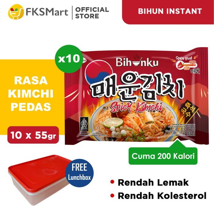 

EatFr3sh- Bihunku Korea Spicy Kimchi Paket Isi 10