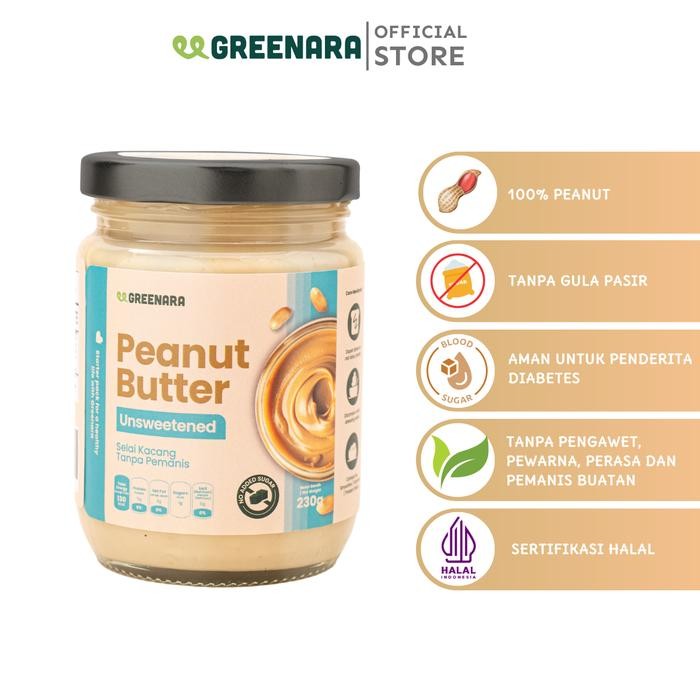 

EatFr3sh- Unsweetened Peanut Butter 230gr / Selai Kacang