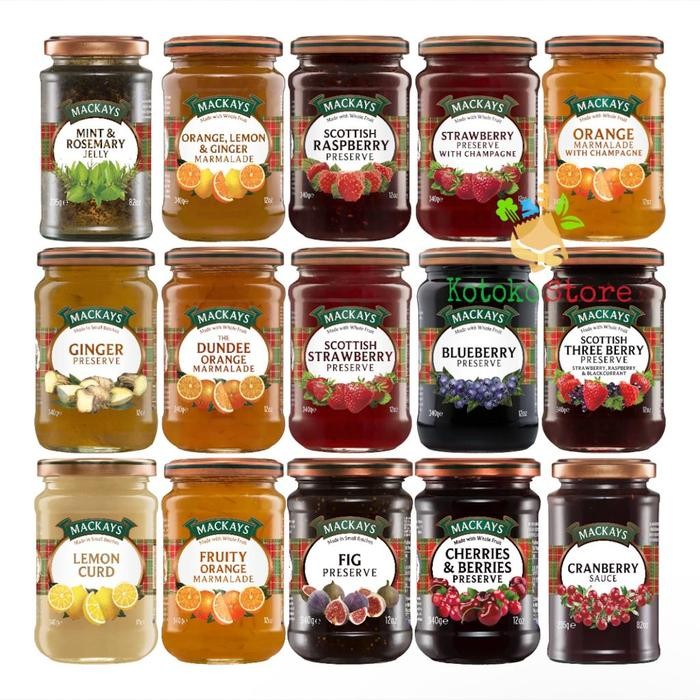 

EatFr3sh- Mackays Scottish Strawberry Preserve Jam / Selai Mackays Stroberi 340g