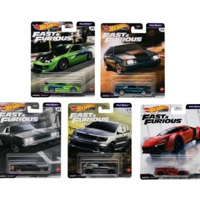 Original 100% - Hot Wheels Premium Fast Furious Fast Stars