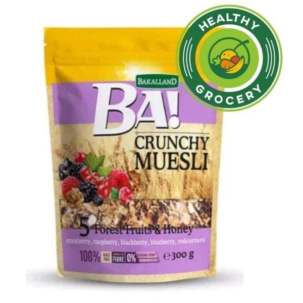 

EatFr3sh- Bakalland BA Crunchy Muesli 5Forest Fruits&Honey 300gr