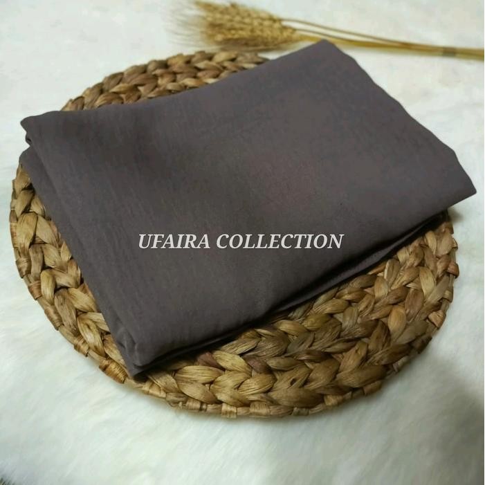 Hijmi- Ufaira Collection ~ Jilbab Pasmina Bahan Cricle Airflow Sutra Pashmina Muslim Panjang