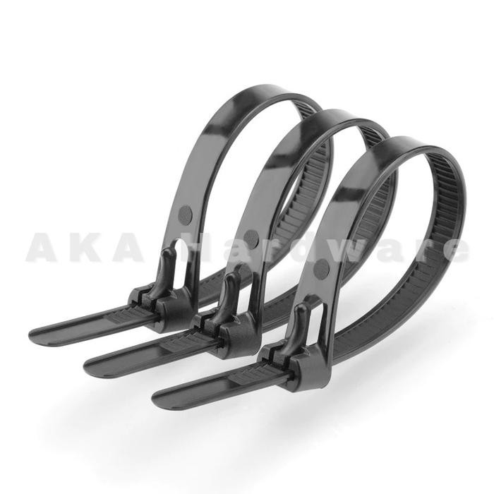 

Kabel Ties Zip Cable Organizer Reusable 8X400Mm 100 Pcs