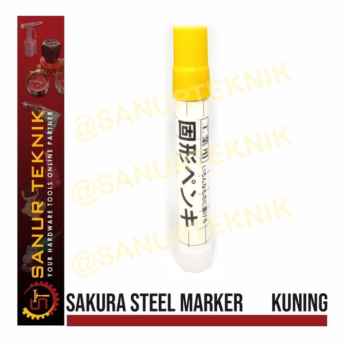

No.OneBest- Solid Steel Marker/ Spidol Penanda Besi Baja Permanen Sakura KUNING