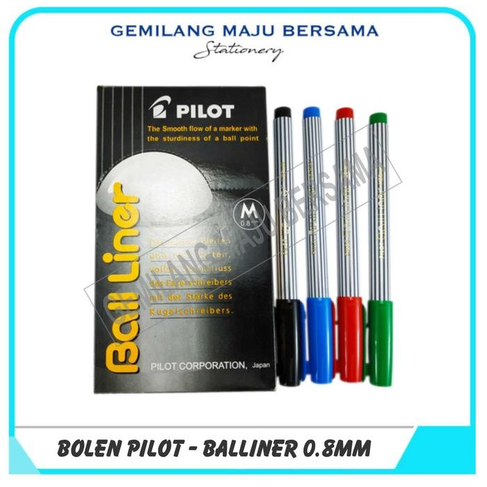 

No.OneBest- Bolpen / Gel Pen Pilot Balliner 0.8mm