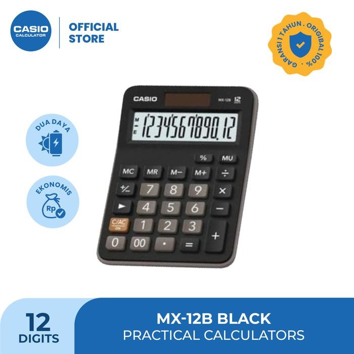 

Casio Value Series Calculator Mx-12B