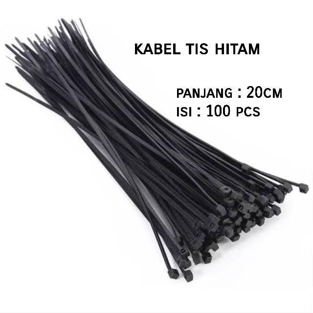 

No.OneBest- Kabel Tis 20 cm/ Kabel Ties/ Pengikat Kabel/ Nylon Cable Ties 20cm