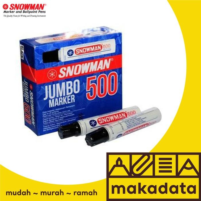 

No.OneBest- Spidol Snowman Jumbo 500 MURAH Spidol Besar papan tulis