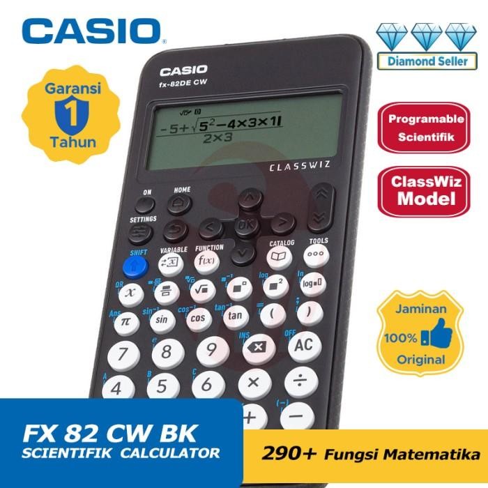 

Kalkulator Casio Fx 82 Cw Standard Scientific Support Classwiz
