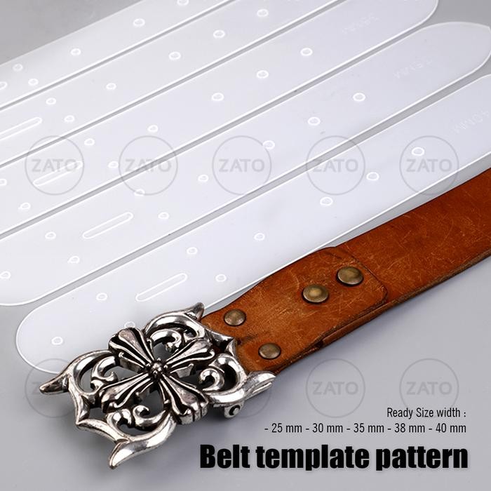 

No.OneBest- Template pattern belt sabuk penggaris leather tools leather tool