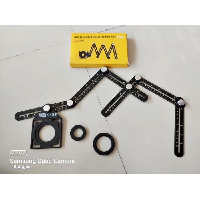 

No.OneBest- multi angle square / folding COPY ruler /penggaris tukang multi fungsi