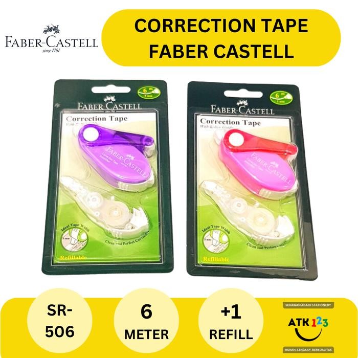 

No.OneBest- Correction Tape / Stipo Kertas Faber Castell SR-506