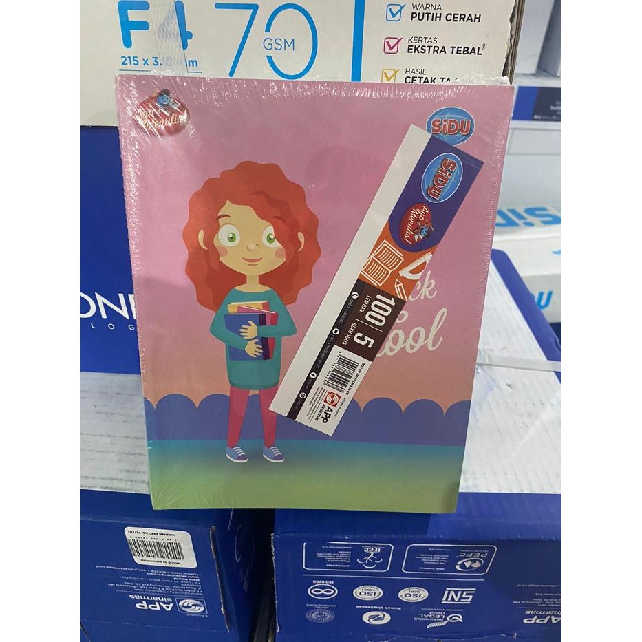 

No.OneBest- Buku Tulis SIDU 100 lembar 1 pak (5 buku) / Buku Tulis Tebal