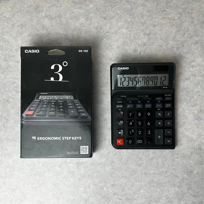 

Casio Calculator De-12E-Bk