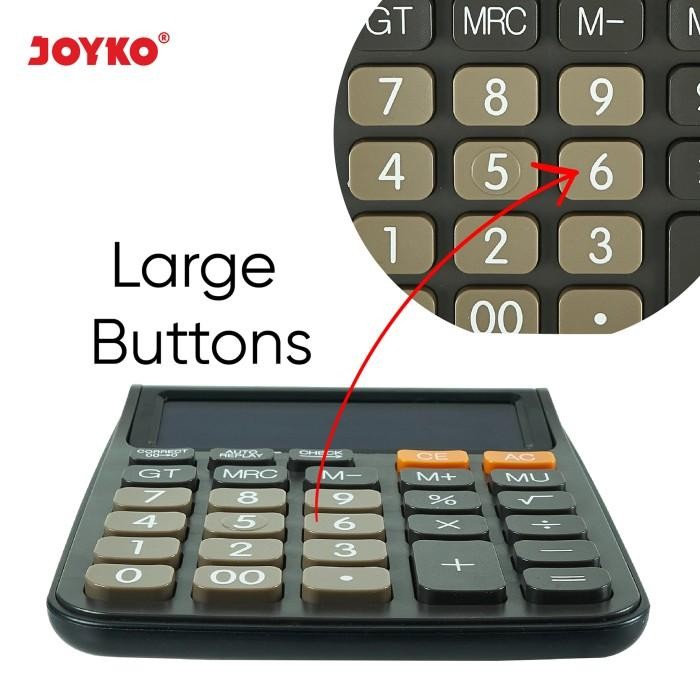 

Calculator Kalkulator Joyko Cc-35 12 Digits Check Correct
