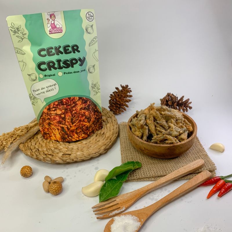 

Cemal Cemil Makyus Keripik Ceker Crispy Kriuk Cikruh Original & Pedas Jeruk Gurih Jajanan Cemilan