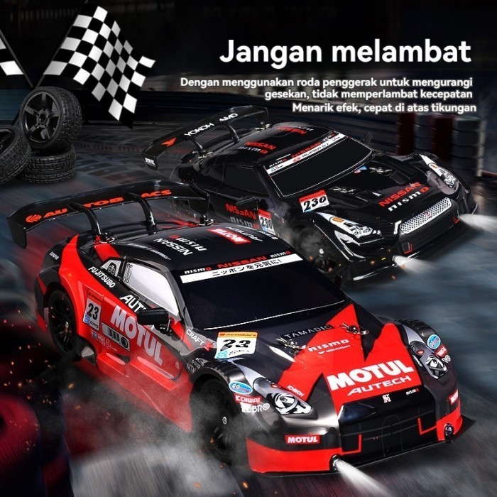 terbaru  fenoioshop mobil rc drift 4wd propo mobil remote control racing skala ready