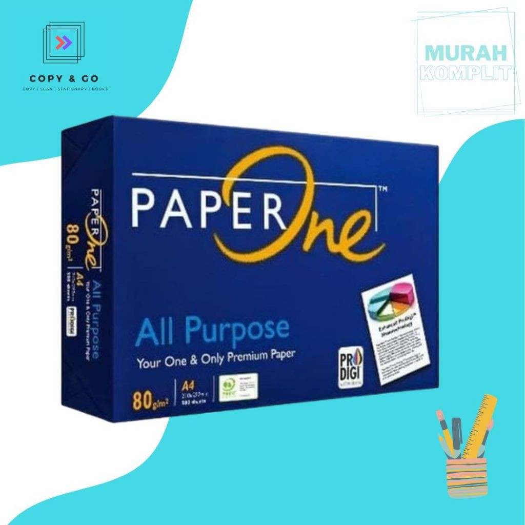 

UM1 Kertas HVS A4 80 gsm PaperOne