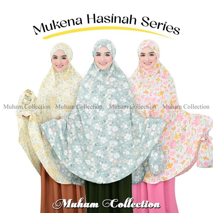 Thameer- Muham - MUKENAH RAYON VISCOSE / MUKENAH MOTIV JUMBO / MUKENAH DEWASA MOTIV BUNGA / NO