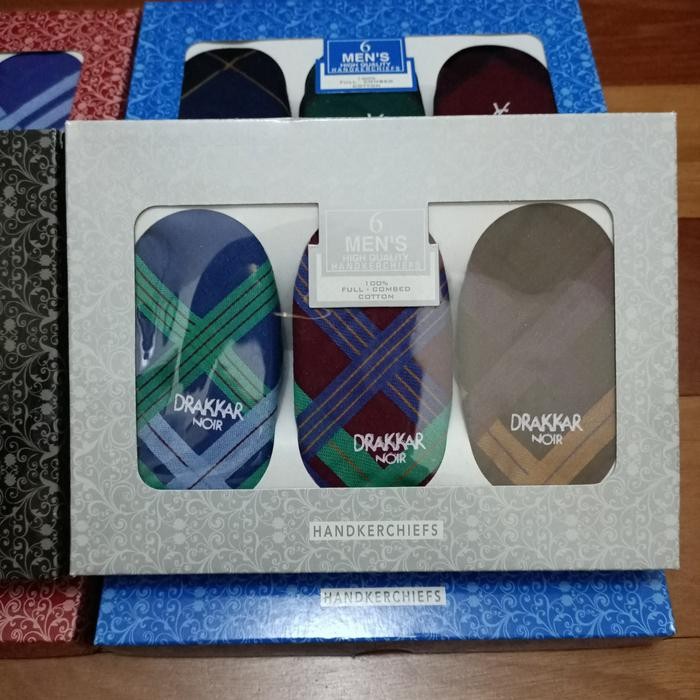 SAPU TANGAN PRIA KATUN PREMIUM ISI 6PCS