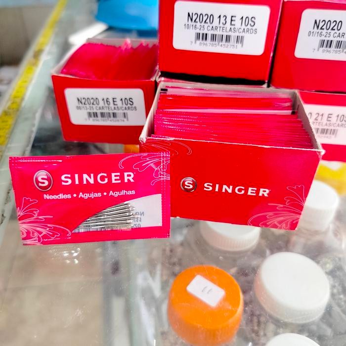 

Jarum Mesin Jahit MERK SINGER JARUM (Mesin Jahit Rumah tangga )