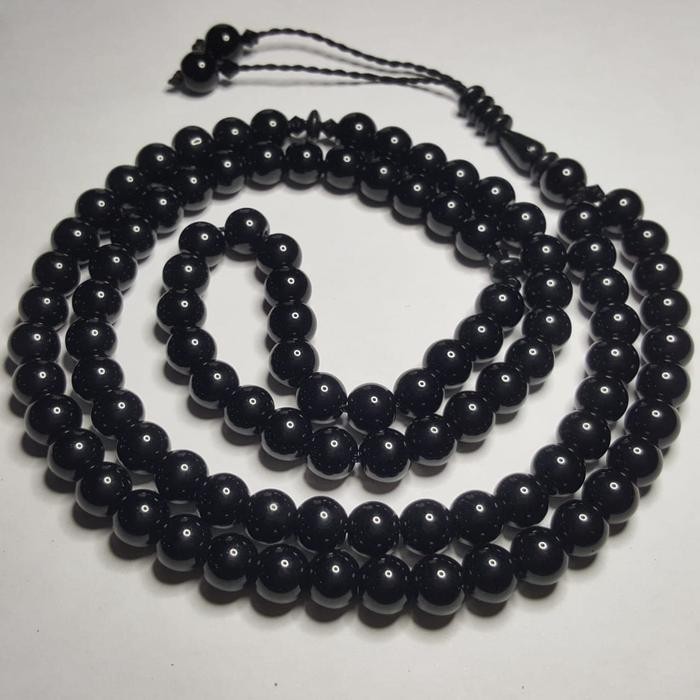 Sarye- KALUNG BATU BLACK ONYX ASLI TASBIH BLACK ONYX ASLI