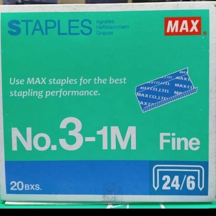

Isi Staples Max No.3 (24/6) Original #Gratisongkir