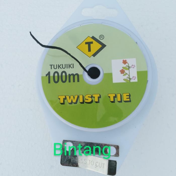 

Kawat Pengikat Kabel Ties Twist Tie 100 M Hitam #Gratisongkir