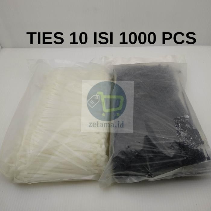 

Kabel Ties 10Cm Isi 1000Pcs Putih/Hitam #Gratisongkir