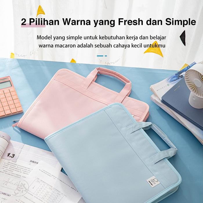 

Deli File Folder Document Bag Tas Dokumen File A4 13 Sekat 72561 #Gratisongkir