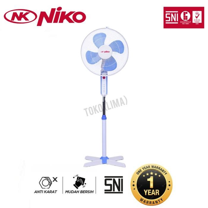 Froze- Kipas Angin Niko NK 16NL Stand Fan 16 Inch Murah NK16NL Silang Berdiri