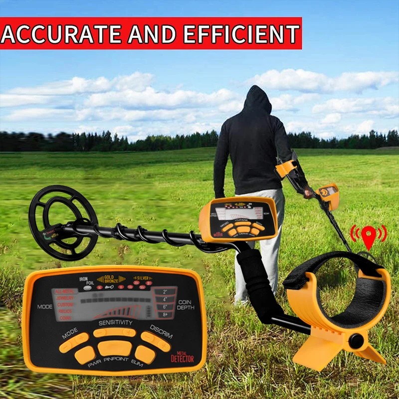 Professional Metal Detector High Performance Underground Metal Detector MD6250 Three Detect Mode Coi