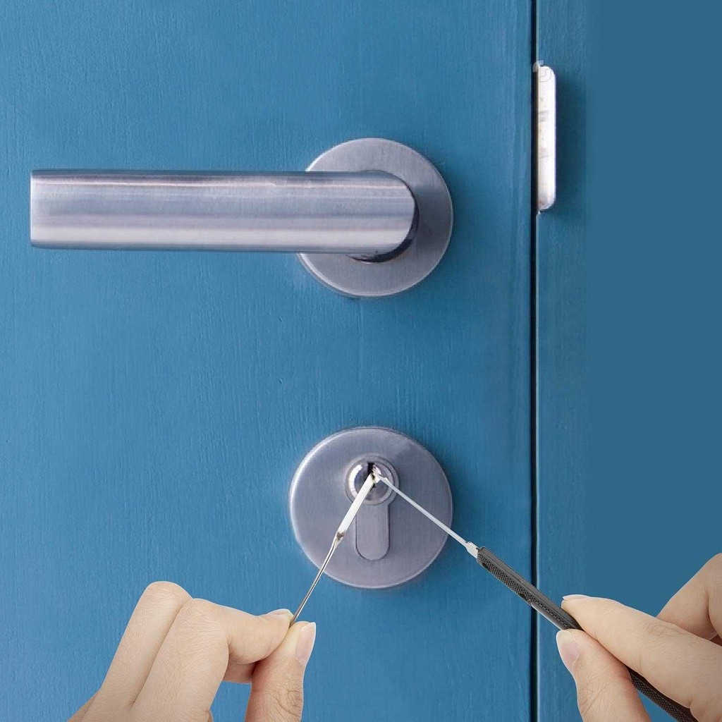 Goso Set Alat Pembuka Gembok Kunci Pintu Lock Pick Locksmith 24 Pcs - 038