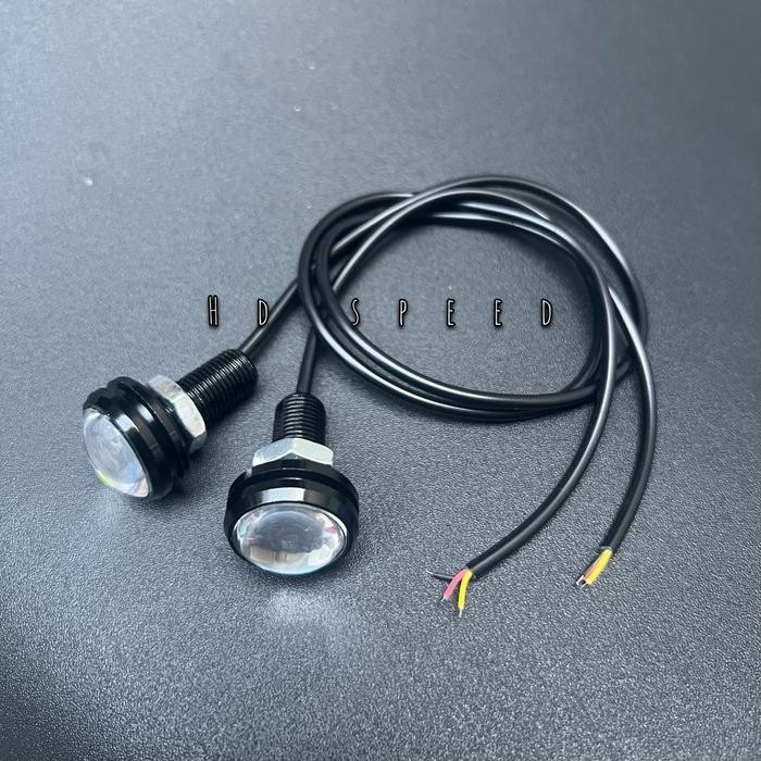 Lampu Variasi Led Lampu Tambahan Lampu Hias Motor Mobil Dc 12V Lampu Mata Elang Nyala Kedip Rgb