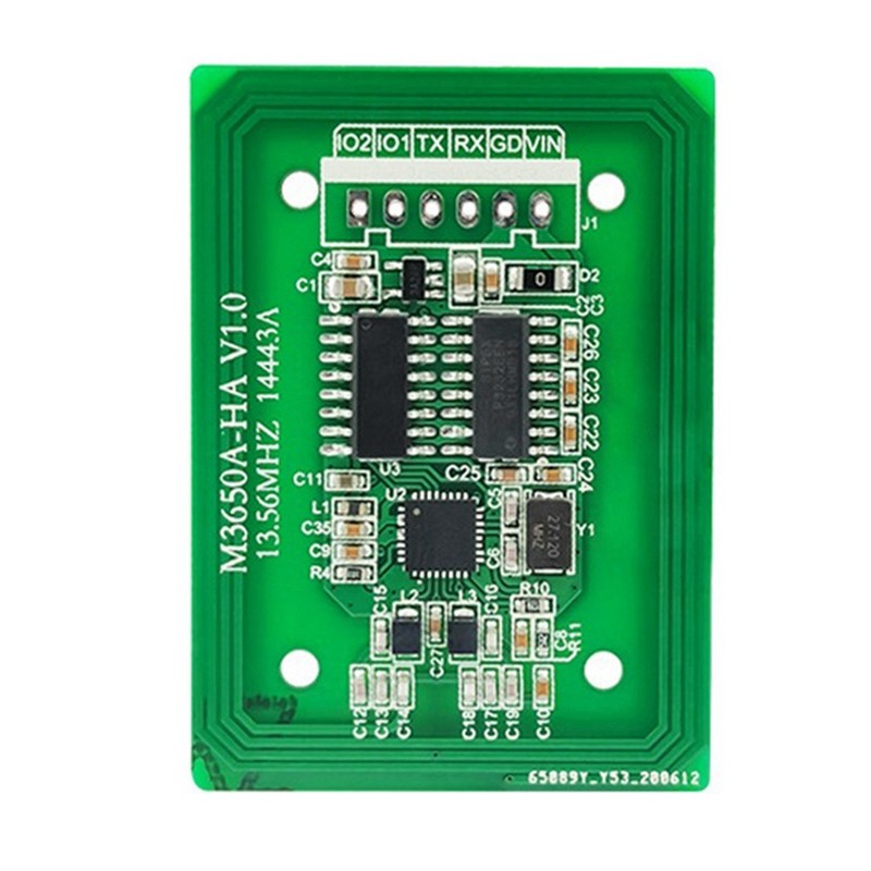 B34B-M3650A-HA RFID Reader Writer 13.56Mhz IC Card Reader RS232 3.3-5V RFID Tag Reader F08 S50 S70 C