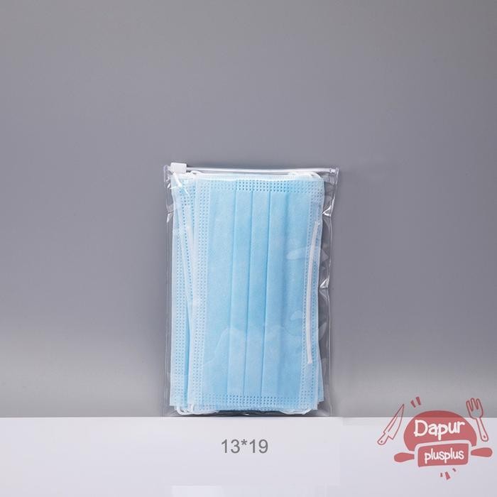 MURAH Zip Lock Masker Travel Pouch Ziplock ATK Kantong Zipper Makeup Kosmetik