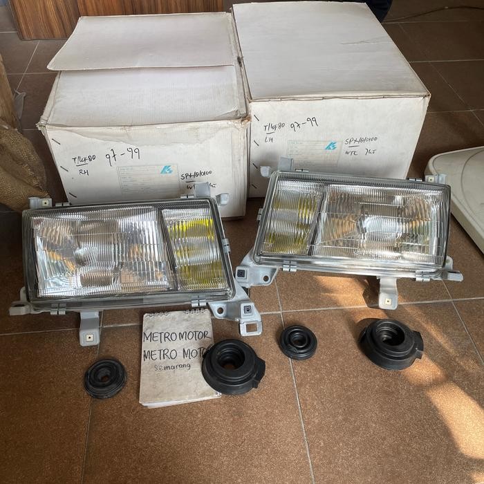 PREMIUM Headlamp toyota kijang kapsul 1997-1999 foglamp lampu kabut depan head