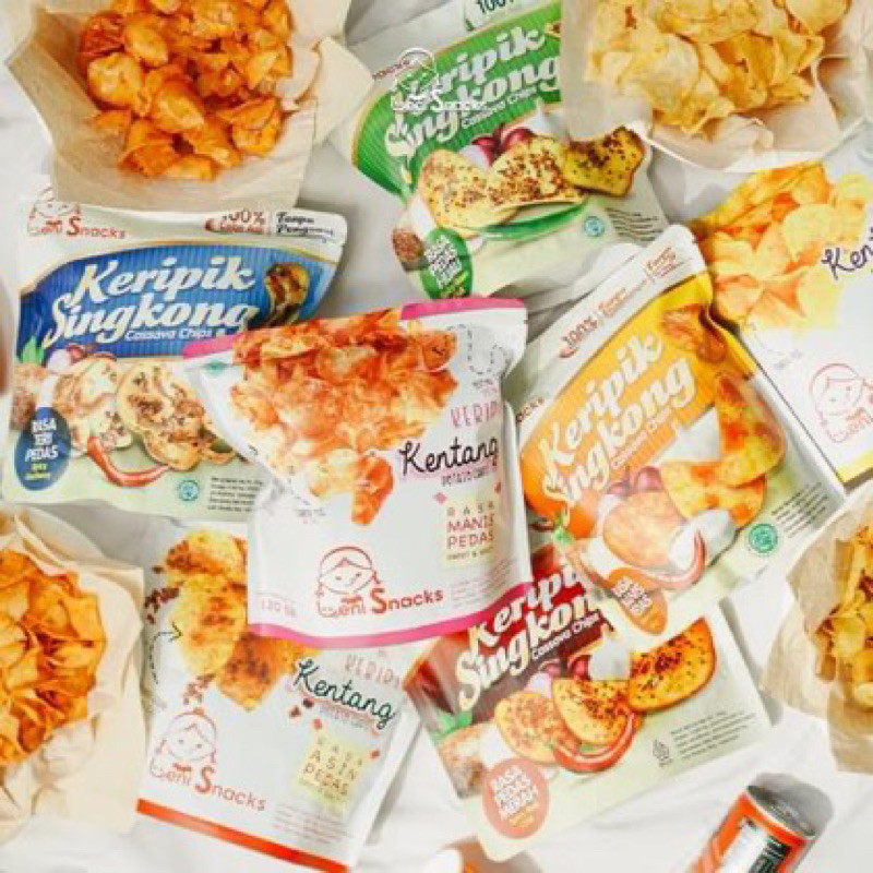 

Leni Snack Keripik Kentang Potato Chips Leni Snack Keripik Singkong Cassava Chips