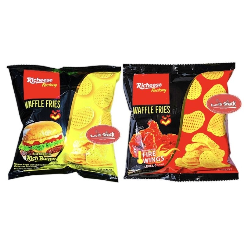

Richeese Waffle Fries All Varian (Isi 10 Bks)